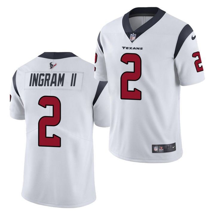 Men Houston Texans 2 Mark Ingram II Nike White Limited NFL Jersey